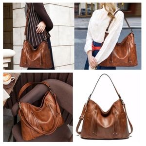 ✨Last one✨CANDICE Vegan Hobo Crossbody, BROWN